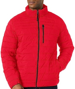 Hot Selling Custom Men's <b>Winter</b> Puffer <b>Jacket</b> <b>Waterproof</b> Zipper Casual Style Canvas Fabric OEM ODM Puffer <b>Jacket</b> for men - Product Image 3