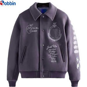 Chaqueta Varsity, Chaquetas Bomber de Alta Calidad para Hombre, Chaqueta de Béisbol con Letras Bordadas Personalizadas en la Parte Delantera, Logos DTF, Parches, con Calefacción - Product Image 1