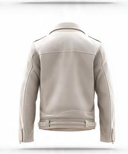 Veste en cuir de haute qualité pour hommes, très élégante et stylée - Product Image 2