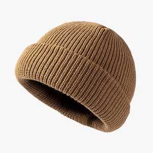 VYRRA INTERNATIONAL <b>Purple</b> Knitted Beanie <b>Hat</b> Unisex Adult Winter Cap Solid Color Casual Style 56-58CM Acrylic Material Cuffed - Product Image 2