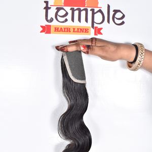 Extensions de cheveux naturels non traités 4x4, 100% indiens, alignés sur la cuticule, tissage naturel, sans traitement, provenant de temples, non humains - Product Image 2