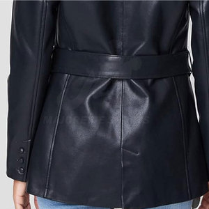 Professional Manufacturing Women <b>Leather</b> Jacket <b>High</b> Quality Craftsmanship With Modern And Timeless Appeal - Product Image 6