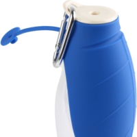 Bouteille d'eau portable moderne en silicone pour chien, avec couvercle en forme de feuille, taille standard, Vietnam