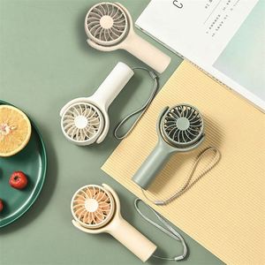 New Arrival Portable Handheld Fan Lanyard High Quality Mini Electric Three-Speed Battery Household Use Custom Logo for <b>Cooling</b> - Product Image 1
