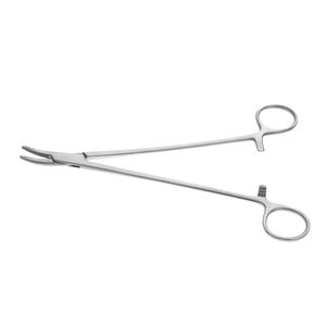 ที่จับเข็มเฮนนีย์ ขนาด 8 นิ้ว แบบโค้ง มีฟันเลื่อย สำหรับผ่าตัดทางนรีเวช ใช้เย็บแผล ทำจากสแตนเลสสตีล ความแม่นยำสูง ใช้ซ้ำได้ - Product Image 1