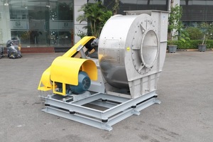 Ventilateur centrifuge en acier inoxydable, durable, pour usage industriel, modèle CPL-8-10I, entraînement par courroie, norme d'exportation, fabriqué par PLG au Vietnam. - Product Image 6