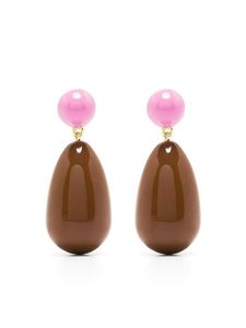 ต่างหูเรซิ่นแบบหยดน้ำ ดีไซน์หรูหรา ทำมือ สำหรับสาวๆ และผู้หญิง - Product Image 2