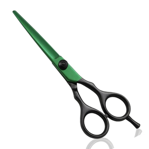 Ensemble de ciseaux de coiffure professionnels de 5 pouces avec peignes et étui, lame tranchante en acier inoxydable, ciseaux réglables, fournisseur OEM - Product Image 2