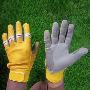 Gants de frappe de baseball personnalisés en cuir microfibre de haute qualité, antidérapants, pour entraînement jeunes et adultes, vente en gros - Product Image 3