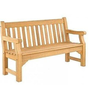 Banc de jardin en teck, design moderne, adapté à l'extérieur, robuste et durable - Product Image 2