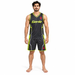Maillot et short d'uniforme d'équipe de basketball respirants et légers pour l'entraînement, la compétition et l'entraînement sportif - Product Image 1