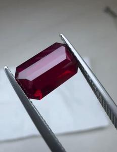 Rubis Rouge Sang de Pigeon Naturel Non Thermique, Taille Émeraude Allongée, Pur et Facetté, 3.00 CT, 10.49x6.58x4.11mm, avec GRS - Product Image 3
