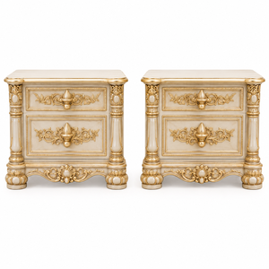 Colección de Muebles de Dormitorio de Lujo de Estilo Moderno, Juego de Dormitorio Completo Tallado a Mano, Madera de Teca Sólida, Personalizado en EE. UU. - Product Image 3
