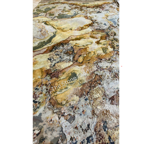 Indian Autumn Modern Polished Thin Big Slab Natural Stone Translucent Flexible Antacid Stone Veneer Sheet Durable Lightweight - Product Image 4