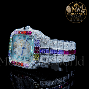 นาฬิกาข้อมือผู้ชายขายดี ประดับเพชร สไตล์ฮิปฮอป หรูหรา นาฬิกาควอตซ์ แฟชั่นทันสมัย ระดับไฮเอนด์ สง่างาม ทันสมัย - Product Image 4