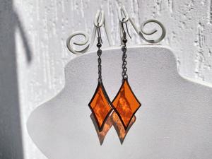 Boucles d'oreilles pendantes en résine florale faites à la main, design personnalisé, style islamique, bijoux de fête pour femmes, cadeau d'anniversaire, MN EXPORTS - Product Image 5