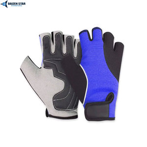 Gants de cyclisme d'été personnalisés OEM d'usine, respirants, avec poignées antidérapantes en gel, demi-doigts, légers pour VTT et vélo de route - Product Image 3