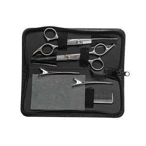 Stainless Steel Barber Scissors <b>Set</b> <b>Razor</b> Sharp Shears for Professional Barbers and Stylists - Product Image 4