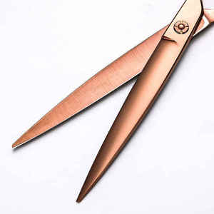 กรรไกรตัดขนสัตว์เลี้ยงแบบมืออาชีพ กรรไกรตัดขนสุนัข ใบมีดตรง สแตนเลส - Product Image 5