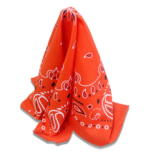 Bandana personnalisée imprimée avec logo classique, en coton, design de foulard personnalisé, style décontracté toutes saisons, tissu en polyester - Product Image 4