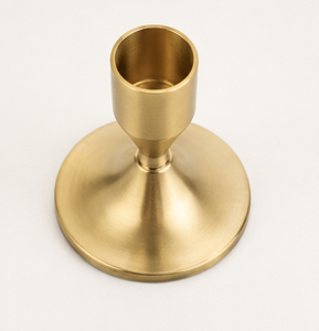 <b>Small</b> Brass Gold Handmade Eco-Friendly Durable Modern Taper <b>Candle</b> Holder Stand Decorative Tabletop Home Wedding Decor - Product Image 6