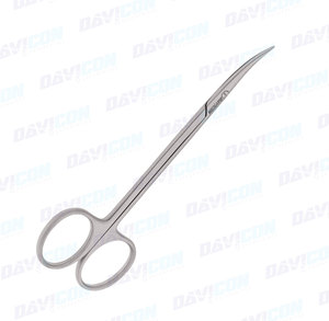 Ciseaux de dissection professionnels de haute qualité pour strabisme, courbés/droits |   Ciseaux médicaux très demandés - Product Image 3