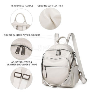 Custom Logo Design High Quality <b>Cheap</b> Price Leather <b>Backpacks</b> Waterproof Zipper 20-35L Capacity Different Colors Online Sale - Product Image 4