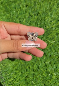 Moissanite blanche 11,24 carats, taille papillon, forme fantaisie, diamants en vrac pour bague - Product Image 6