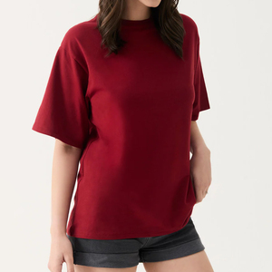 เสื้อยืดโอเวอร์ไซส์ผ้าฝ้าย 100% น้ำหนัก 180 กรัม พิมพ์โลโก้ได้ตามต้องการ ระบายอากาศได้ดี สำหรับผู้ชายและผู้หญิง คุณภาพสูง เนื้อผ้าหนา เสื้อยืดเปล่าสำหรับใส่ในฤดูร้อน สไตล์สตรีทแวร์ - Product Image 3