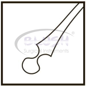 Instruments ophtalmiques en acier inoxydable, spatule Koch Nucleus avec encoches, instruments chirurgicaux réutilisables par Blush Surgical - Product Image 6