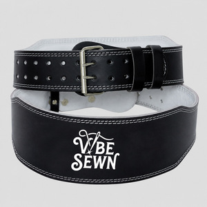 Ceinture de fitness en cuir pour hommes et femmes, pour squats et soulevés de terre, avec soutien dorsal et protection, équipement inclus - Product Image 4