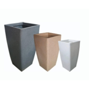 Modern Plastic Flower Pot <b>Vase</b> <b>Square</b> Planters Indoor Outdoor Garden Floor Use Bedroom - Product Image 3