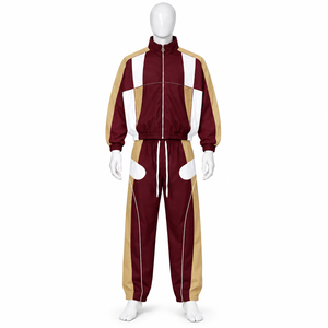 Conjuntos Deportivos Casuales de Invierno Vintage con Logotipo Personalizado al por Mayor para Hombre, Conjunto de 2 Piezas, Cortavientos Transpirable de Secado Rápido - Product Image 2