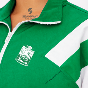 เสื้อแจ็คเก็ตกันลม Iota Phi Lambda Sorority แบบลำลอง สำหรับกิจกรรมกลางแจ้ง ปักลายเสื้อ Anorak สำหรับผู้หญิง - Product Image 3