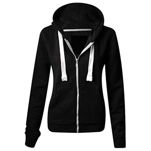 Sudadera con Capucha Juvenil 100% Algodón, Sin Arrugas, Color Sólido, Manga Regular, Corte Regular, Transpirable, Moda Urbana de Invierno - Product Image 5