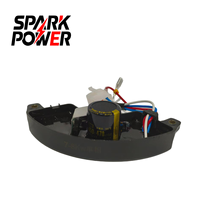Générateur d'essence triphasé sans balais SPARK POWER AVR 8KW avec pièces de rechange d'alternateur en plastique