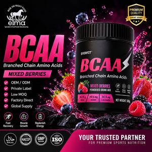 Concentrado de Proteína de Suero de Leche Elma Food 1KG Sin Azúcar Añadido 50 Porciones Fórmula de Crecimiento Muscular con BCAA Sin GMO Proteína en Polvo para Adultos - Product Image 1