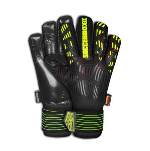 Gants de gardien de but de football noirs en PU, antidérapants, avec protection des doigts, pour l'entraînement des enfants - Product Image 6