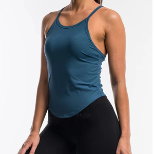 Débardeurs grande taille pour femmes en coton et polyester, respirants, séchage rapide, anti-boulochage, logo frontal, couleurs personnalisées, vêtements de sport – Vente en gros - Product Image 4