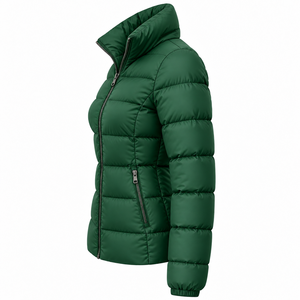 Chaqueta Acolchada Ecológica con Diseño Estampado, Transpirable y Resistente al Viento para Mujer, Otoño-Invierno - Product Image 3