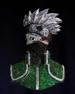 จี้การ์ตูนโจ๊กเกอร์ขนาดใหญ่ 3A คุณภาพพรีเมียม ดีไซน์ทันสมัย เงินแท้ 925 ชุบโรเดียม ทอง 14K ประดับโมอิสซาไนต์ สำหรับฮิปฮอปแบบ Iced พร้อมใบรับรอง - Product Image 1