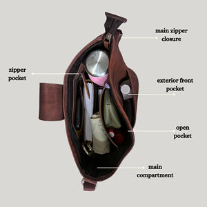 Brown Handmade Genuine Leather Crossbody Bag for <b>Women</b> | Casual Shoulder & Messenger Handbag - Product Image 4