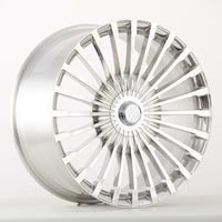 Rines de Aleación para Automóvil de 21, 22 y 23 Pulgadas, 5x112, Completamente Pulidos, en Oferta, Rines Forjados Multirradio para Lamborghini Temerario Maybach GLS