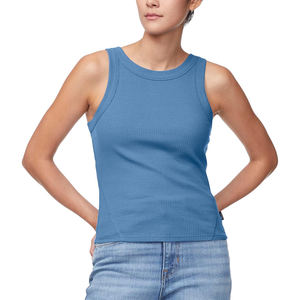 Camiseta deportiva de malla sin mangas para mujer, estilo slim fit, top de gimnasio, camiseta sin mangas para mujer en oferta. - Product Image 4
