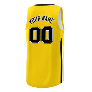 Maillot de basket-ball personnalisé extensible avec numéro imprimé pour les matchs de compétition, tissu en maille, couleurs et tailles personnalisées, unisexe adulte - Product Image 3