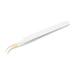 Pinzas Profesionales para Extensión de Pestañas con Degradado de Color Personalizado, Punta Puntiaguda de 90 Grados, Marca Privada, Volumen, Acero Inoxidable - Product Image 4