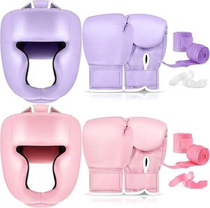 14 Pcs Boxing Kit for Beginners 16oz <b>Gloves</b> Headgear Helmet Hand Wraps Mouth Guards Equipment with premium quality - Product Image 1