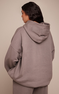 Ensemble de sweat-shirts et de survêtements surdimensionnés pour femmes personnalisés, tissu en coton / fibre de bambou - Product Image 5