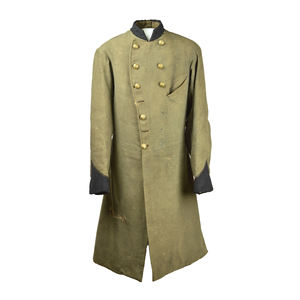 Manteau long en laine de style américain, reproduction traditionnelle, type robe ou frock. - Product Image 1