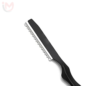 Professional Stainless Steel Single Blade <b>Razor</b> with Plastic Handle for Barber Shop Use - Product Image 3
